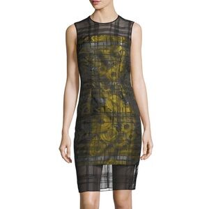 NWT Carmen Marc Valvo Mesh Dress